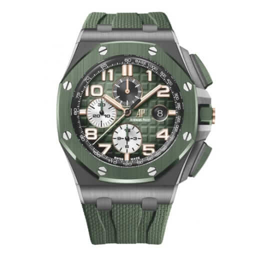 AP Royal Oak Offshore Ceramic Green Black” Replica