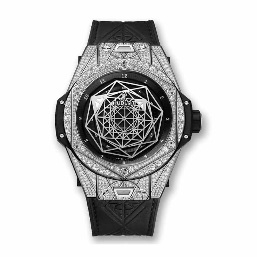 Hublot Big Bang Sang Bleu Titanium Pave 415.NX.1112.VR.1704.MXM17 Replica