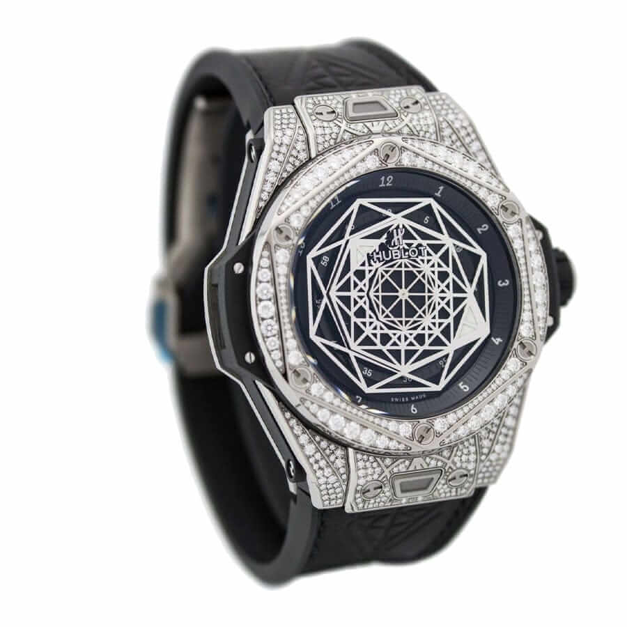 Hublot Big Bang Sang Bleu Titanium Pave 415.NX.1112.VR.1704.MXM17 Replica