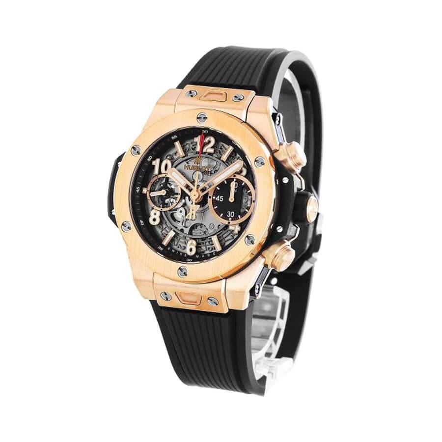 Hublot Big Bang Unico King Gold Flyback Chronograph Skeleton 441.OX.1180.RX Skeleton Replica