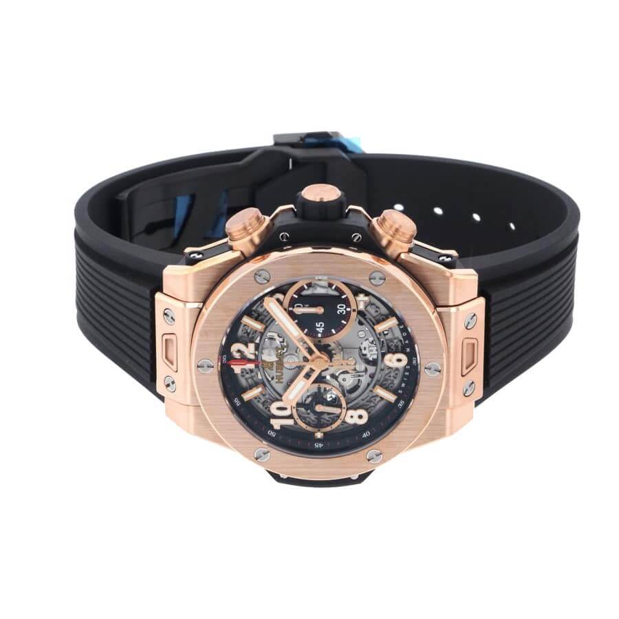 Hublot Big Bang Unico King Gold Flyback Chronograph Skeleton 441.OX.1180.RX Skeleton Replica