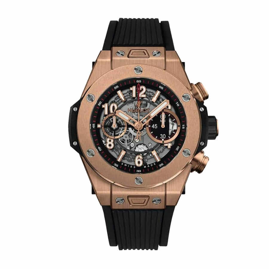 Hublot Big Bang Unico King Gold Flyback Chronograph Skeleton 441.OX.1180.RX Skeleton Replica