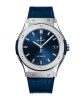 Hublot Classic Fusion Automatic Blue Sunray Dial Titanium 565.NX.7170.LR 2 Replica