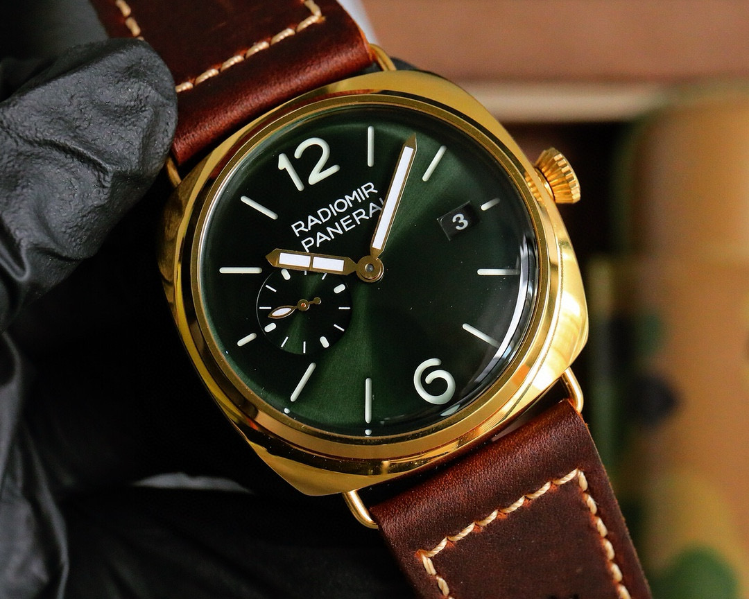 Panerai Luminor Men Automatic Green Watch PAM00525