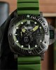 Panerai Submersible Men Automatic Green Rubber Watch PAM01232 Carbon Brabus