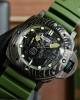 Panerai Submersible Men Automatic Green Rubber Watch PAM01232 Carbon Brabus