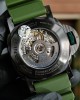 Panerai Submersible Men Automatic Green Rubber Watch PAM01232 Carbon Brabus