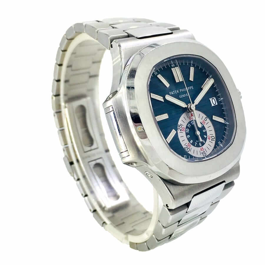 Patek Philippe 59801A-001 Nautilus Chronograph SS Blue Dial Replica