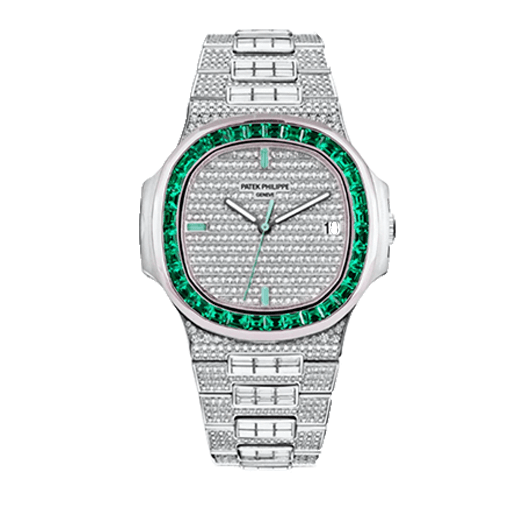 Patek Philippe Nautilus Emerald Bezel 57111A-011 Replica