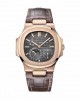 Patek Philippe Nautilus Gold Leather Replica