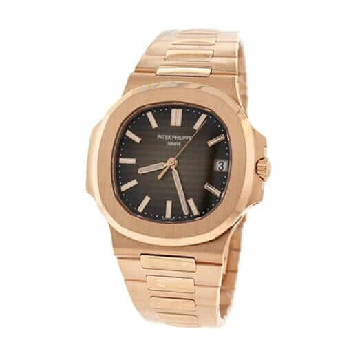 Patek Philippe Nautilus Rose Black Dial Replica