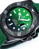 Rolex Submariner Automatic Carbon Green&Black Two-tone Leather