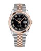 Rolex Datejust 116201 Roman Numeral Black Dial Replica