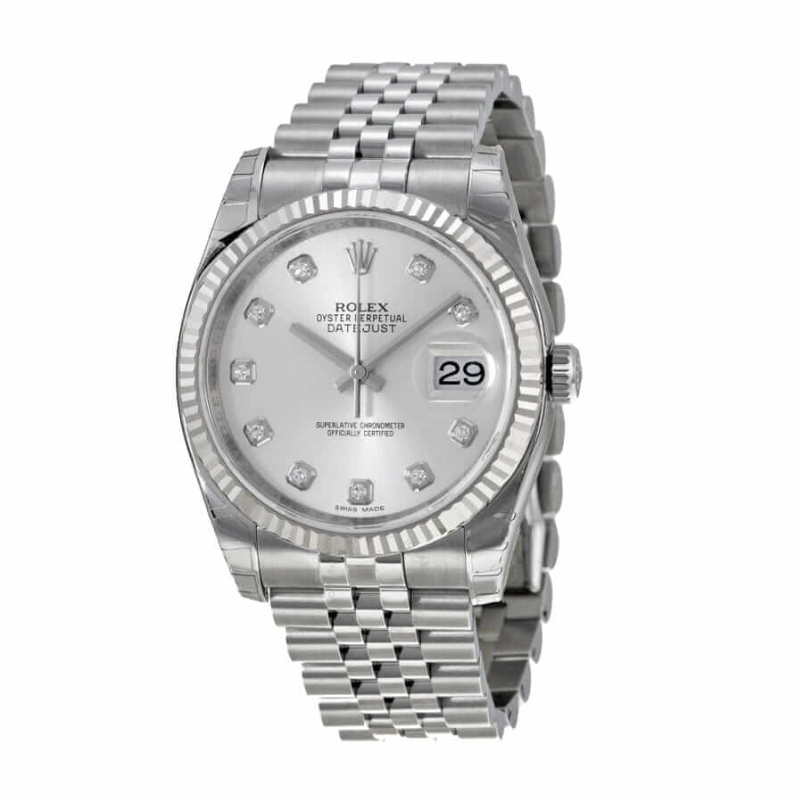 Rolex Datejust 116234-0084 Silver Dial Replica