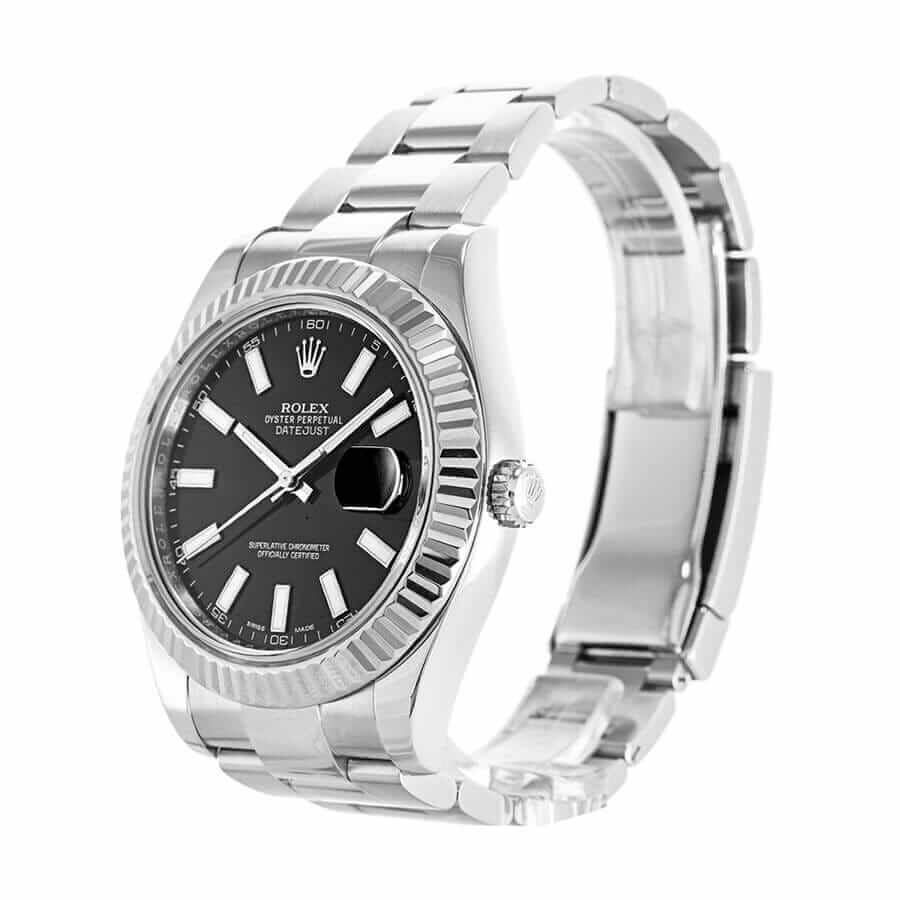 Rolex Datejust 116334BKSO Automatic Black Dial Replica