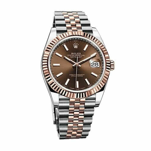 Rolex Datejust 126331 Everose Gold Automatic Chocolate Dial Jubilee Replica