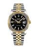 Rolex Datejust 126333 Yellow Gold & Steel Black Dial Jubilee Replica