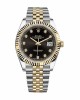 Rolex Datejust 12633BKDJ Steel Gold Automatic Black And Diamond Dial Jubilee Replica