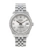 Rolex Datejust 178384-0017 White Gold Black & Diamond Dial Replica