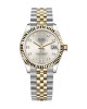 Rolex Datejust 278273 Steel And Yellow Gold Silver With Diamond Dial Replica