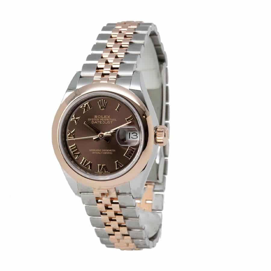 Rolex Datejust 279161-0009 $teel & Everose Gold Automatic Chocolate Dial Jubilee Replica