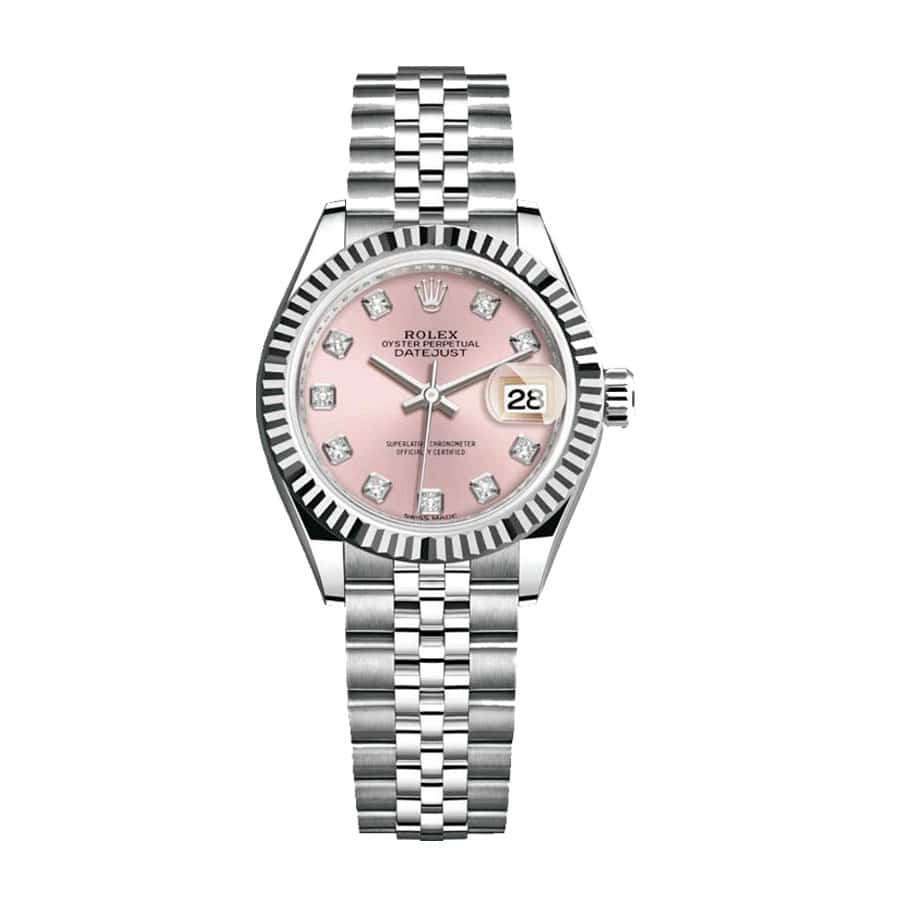 Rolex Datejust 279174-0003 Steel Pink Dial Jubilee Replica