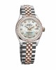 Rolex Datejust 279381RBR Everose Gold Sundust With Diamond Dial Replica