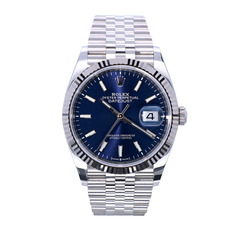 Rolex Datejust Steel Automatic 126234 D Blue Dial Jubilee Replica