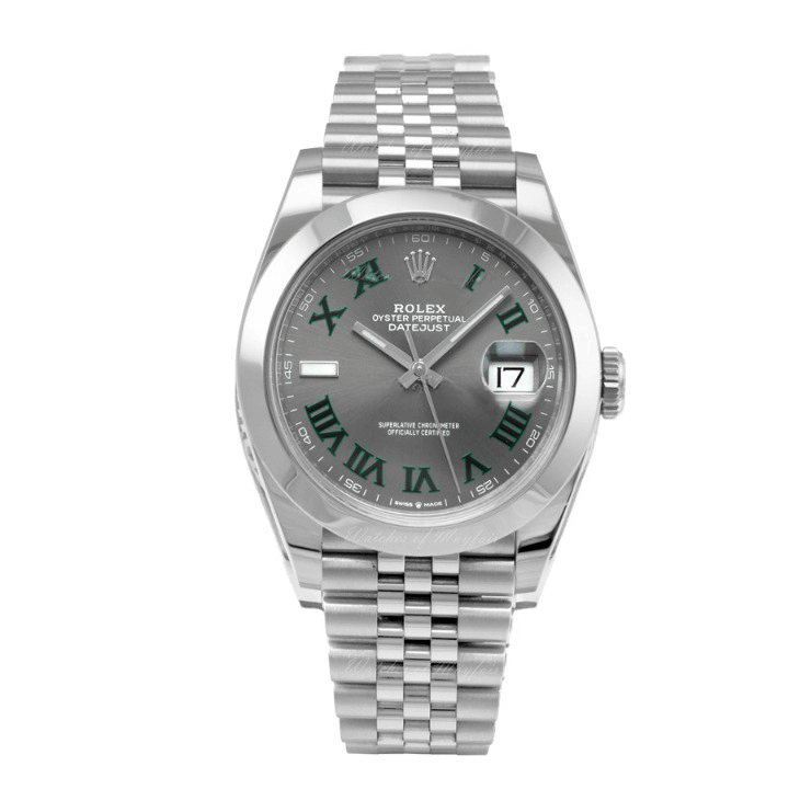 Rolex Datejust ll Perpetual Grey Roman Dial 126300-0014  Jubilee Replica