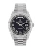 Rolex Day Date II Presidential Black Roman Dial 218239 Jubilee Replica