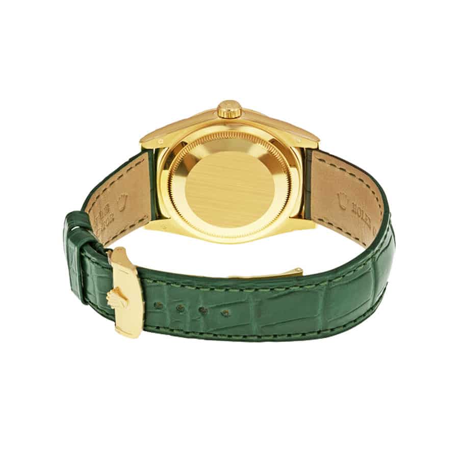 Rolex Day-Date 118138-0003 V5 Yellow Gold Green Dial Replica