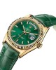 Rolex Day-Date 118138-0003 V5 Yellow Gold Green Dial Replica