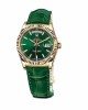 Rolex Day-Date 118138-0003 V5 Yellow Gold Green Dial Replica