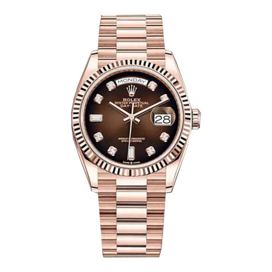 Rolex Day-Date 128235-0037 Brown Ombre Dial Replica