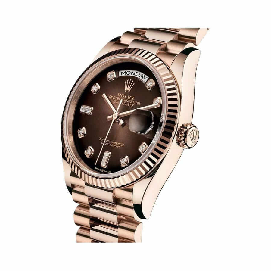 Rolex Day-Date 128235-0037 Brown Ombre Dial Replica