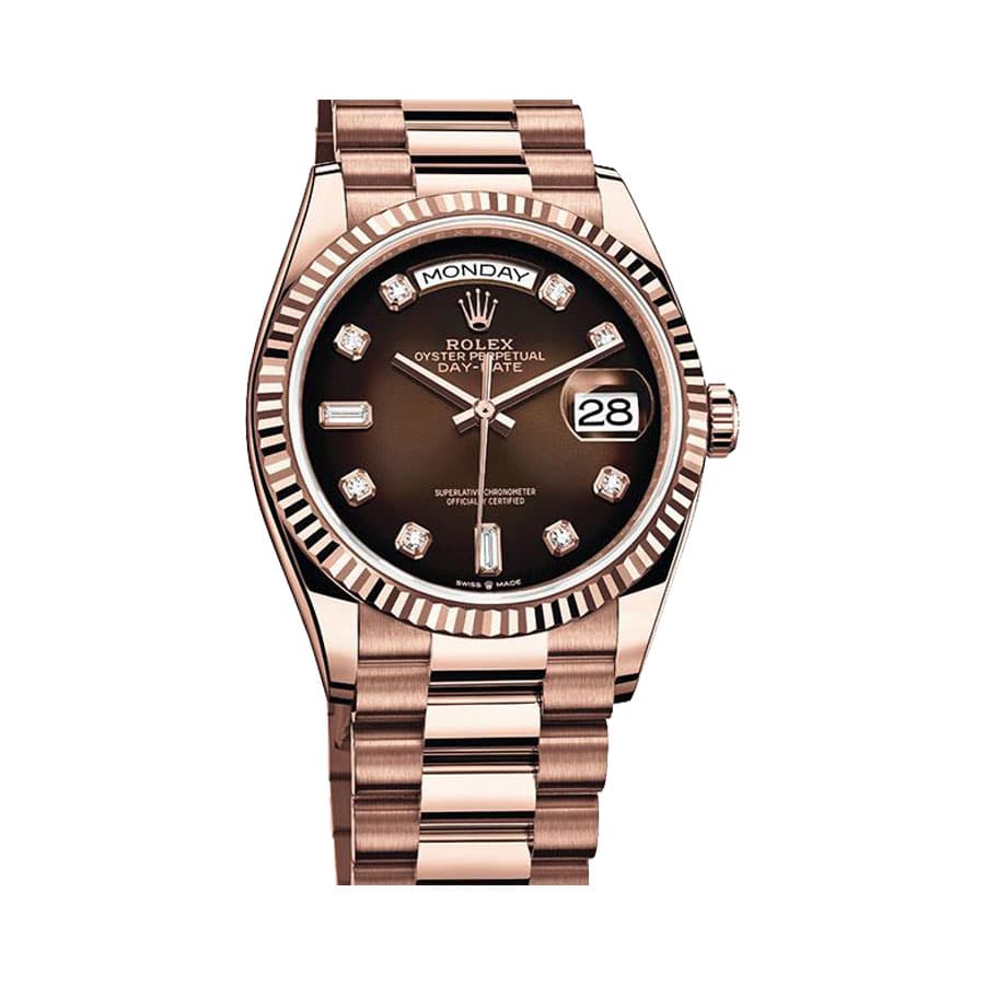 Rolex Day-Date 128235-0037 Brown Ombre Dial Replica