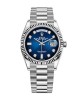 Rolex Day-Date 128239 Blue Dial With Diamond Replica