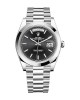 Rolex Day-Date 228206 KW Stainless Steel Black Diagonal Dial Replica