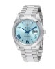 Rolex Day-Date 228206 Stainless Steel Blue Diagonal Dial Oyster Replica