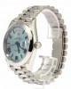 Rolex Day-Date 228206 Stainless Steel Blue Diagonal Dial Oyster Replica