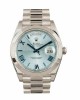 Rolex Day-Date 228206 Stainless Steel Blue Diagonal Dial Oyster Replica