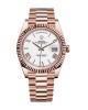 Rolex Day-Date 228235 KW Rose Gold White Dial Replica