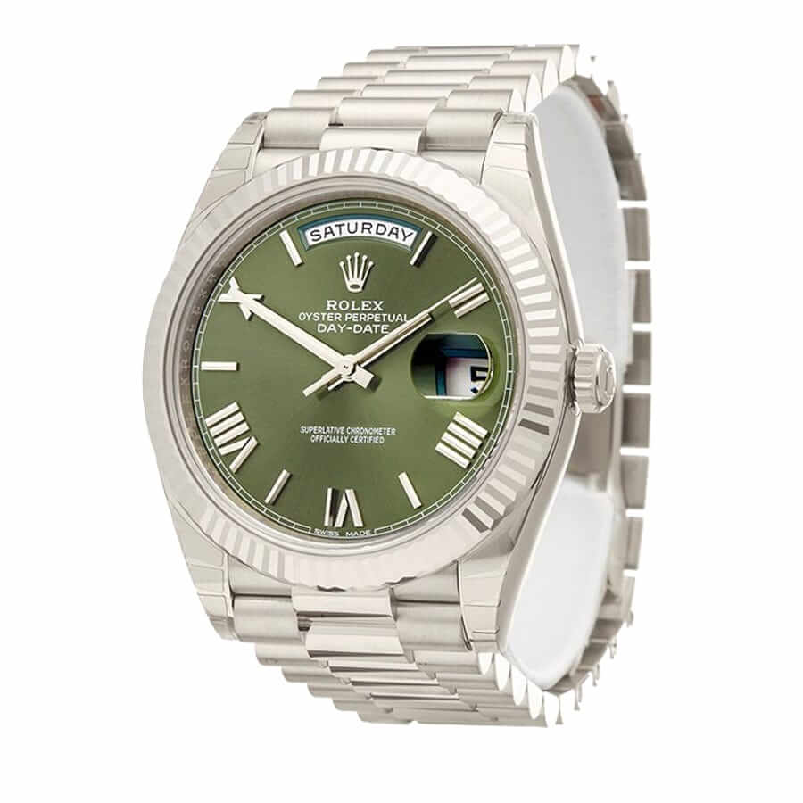 Rolex Day-Date 228239-0033 Stainless Steel Green Dial Oyster Replica