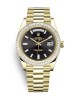 Rolex Day-Date 228398TBR Yellow Gold & Diamonds Black Dial Replica