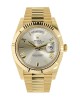 Rolex Day-Date 40 228238-0042 2018 EW Yellow Gold Silver Diagonal Dial Replica