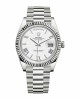 Rolex Day-Date 40 228239 EW Stainless Steel White Gold Dial Oyster Replica