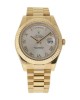 Rolex Day-Date II Collection Gold Silver White Dial 218238 Replica