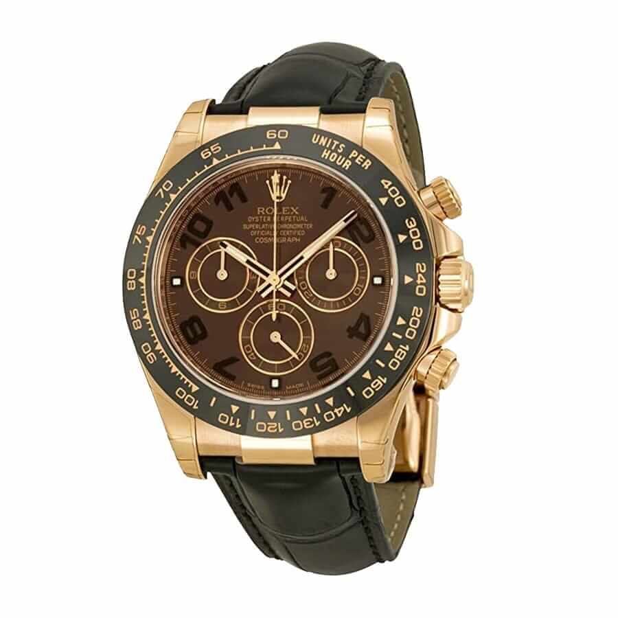 Rolex Daytona 116515LNBR Rose Gold Black Dial Replica