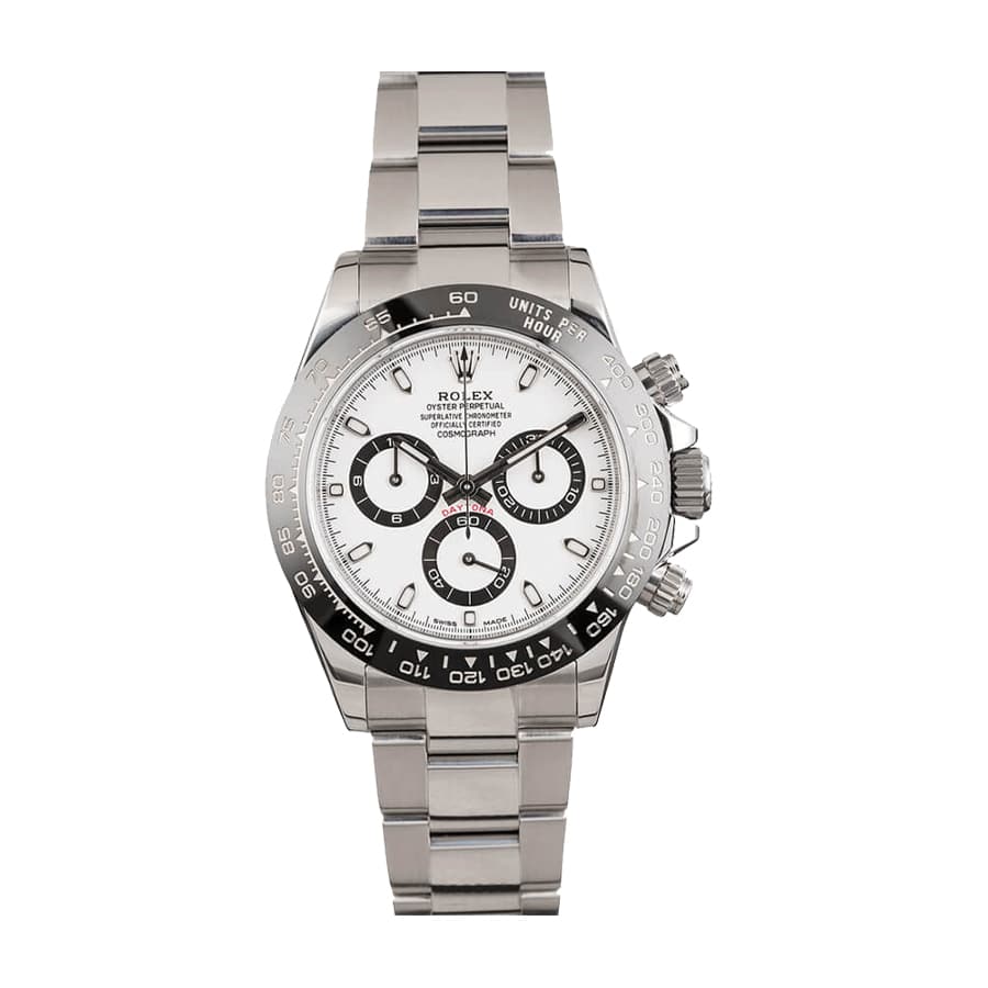 Rolex Daytona Ceramic Bezel White Dial 116500ln-0001 Oyster Replica