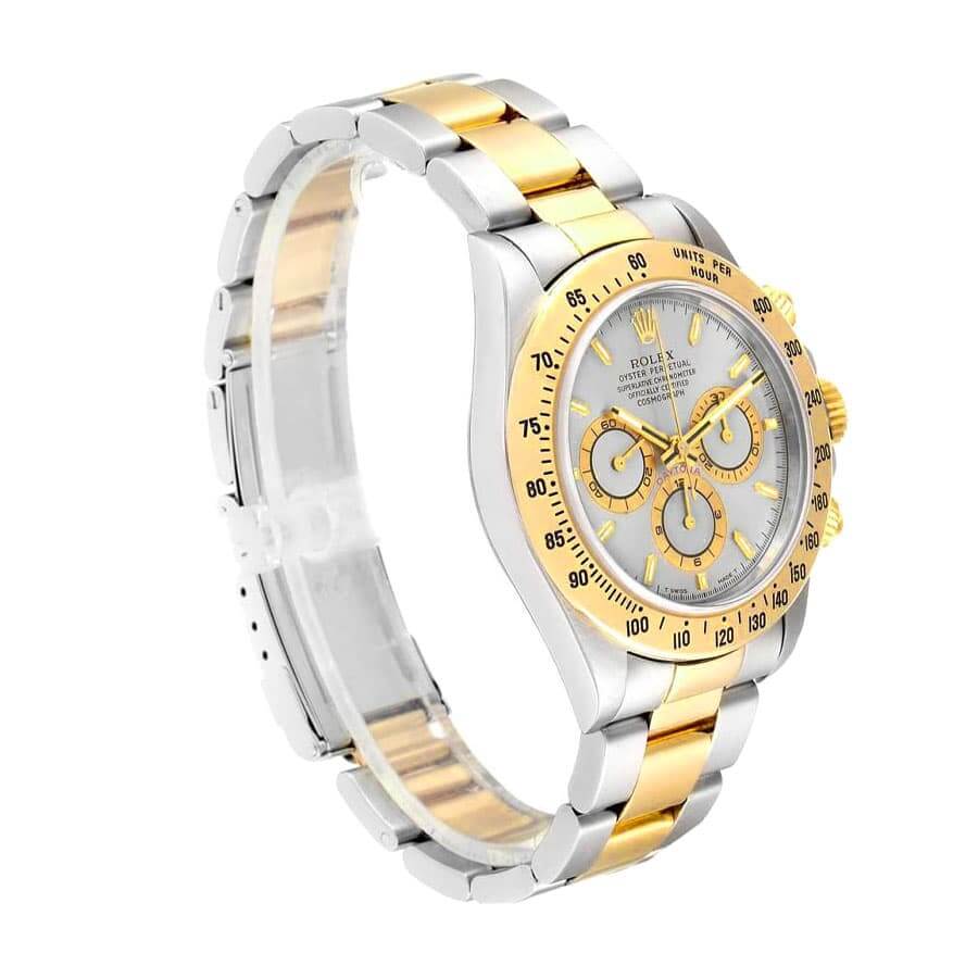 Rolex Daytona Cosmograph 116503 Stainless Steel Yellow Gold White Dial Oyster Replica